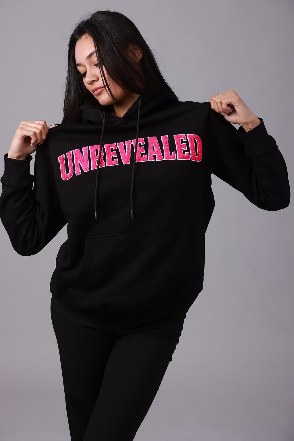 “ENGRAVED” HOODIE - PINK