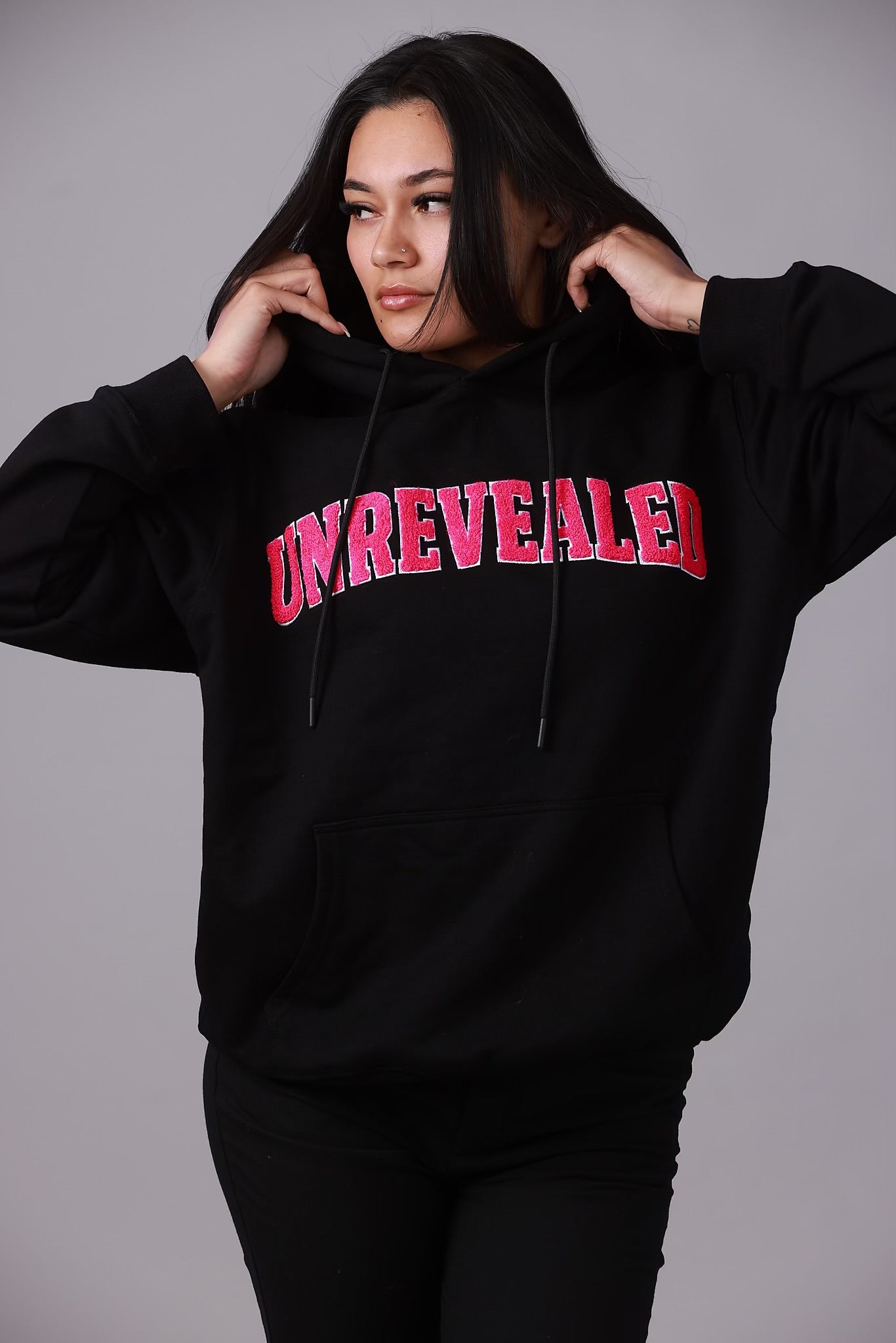 “ENGRAVED” HOODIE - PINK