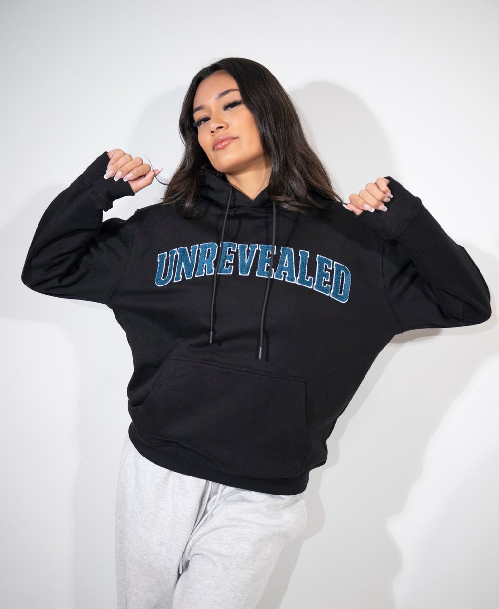 “ENGRAVED” HOODIE - TEAL