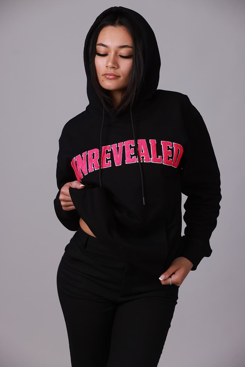 “ENGRAVED” HOODIE - PINK