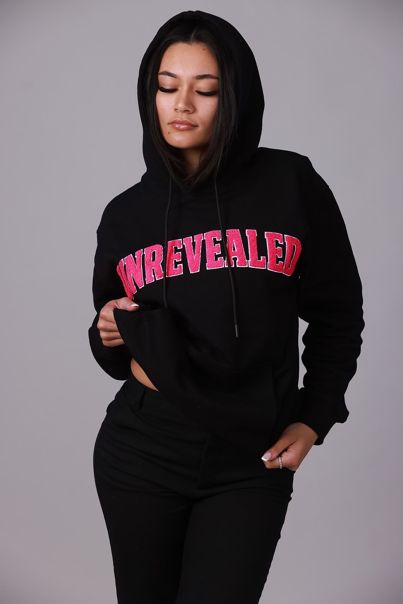 “ENGRAVED” HOODIE - PINK